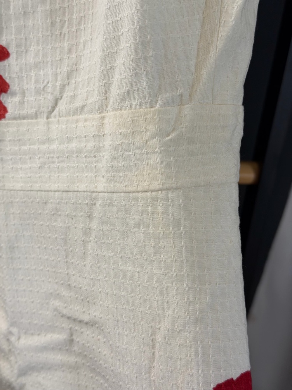 J.Crew NWT Petite 8 White Red Floral Strapless Midi Dress P8 Adjustable Straps - Picture 6 of 6
